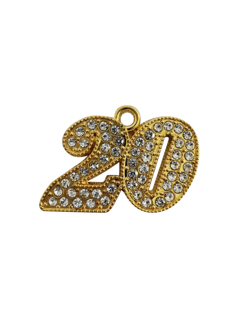 2020 "Bling" Year Date Drop - Graduation Attire