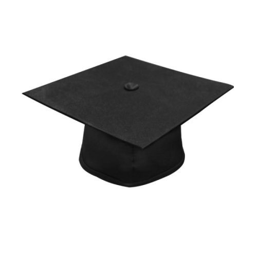 matte black bachelor graduation cap 9 10