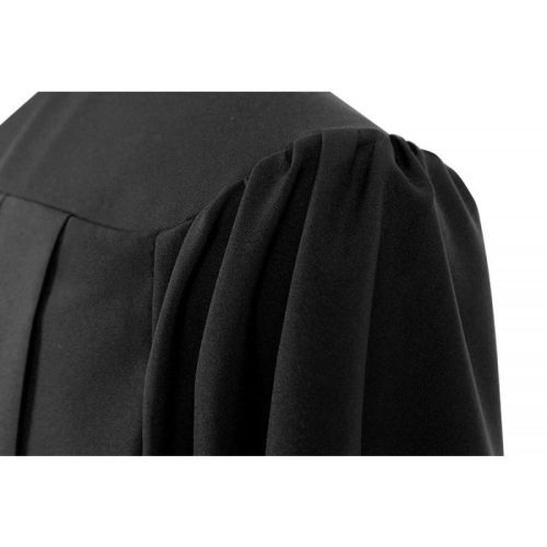 matte black high school graduation gown 3 2 10