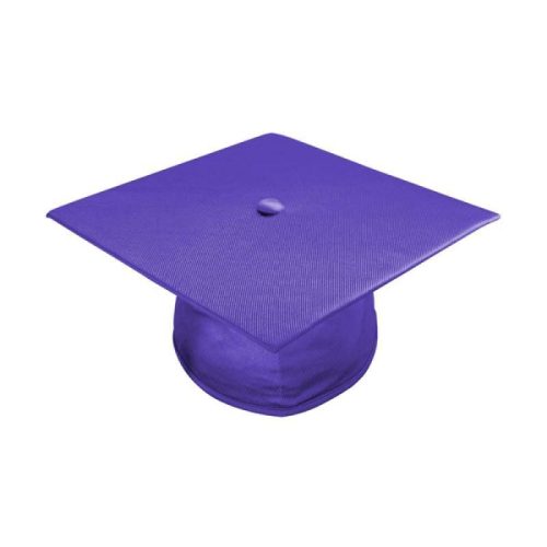 shiny purple bachelor graduation cap 6 7